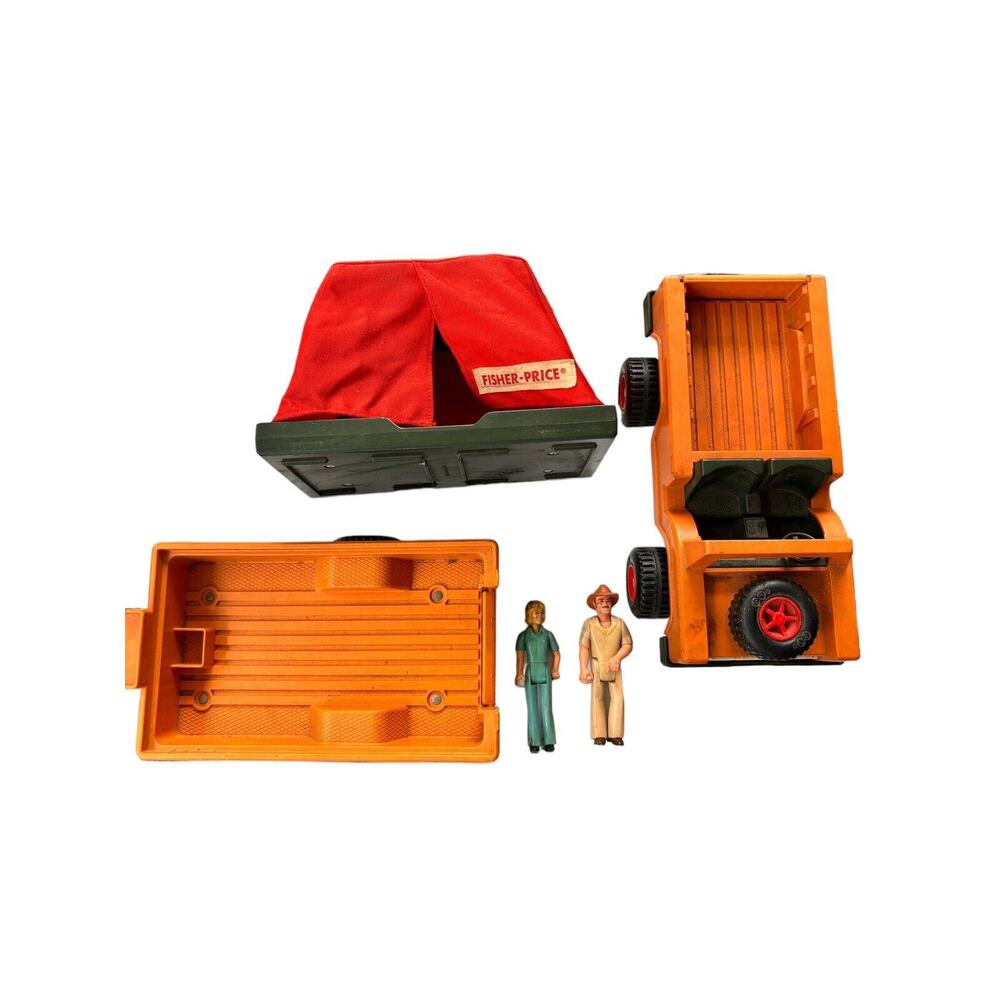 Fisher-Price Orange Adventure Set with Red Tent